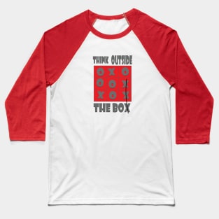 Think outside the Box Baseball T-Shirt